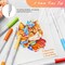 Ohuhu Markers Pens for Journaling: 40 Colors Art Markers Dual Tips Extra Fine & Brush Pens Water-Based Coloring Markers for Adults Coloring Books Bullet Journal Drawing Calligraphy Sketching